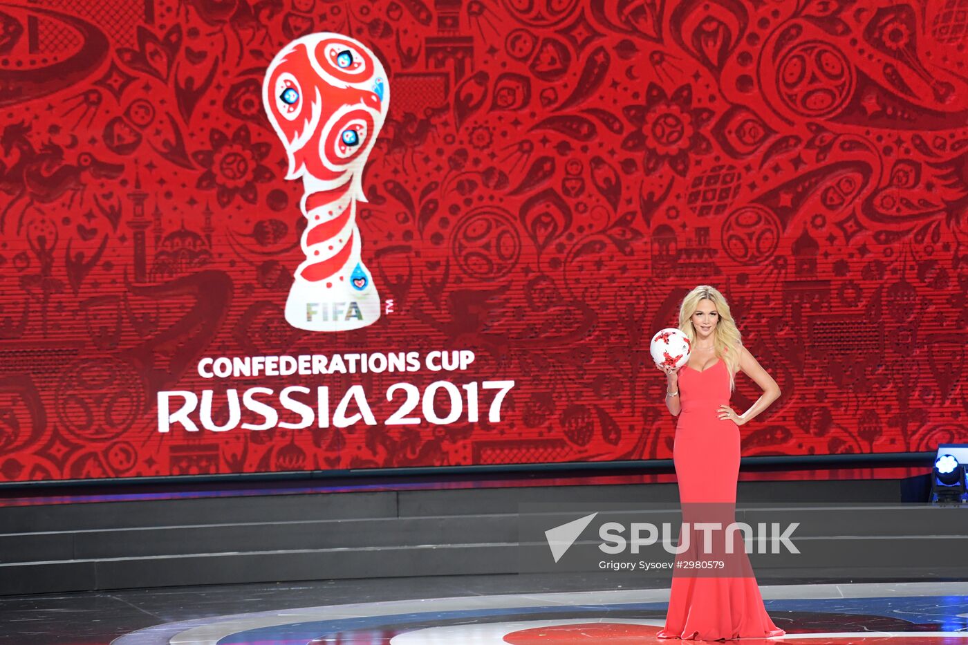Official draw ceremony of FIFA Confederations Cup Russia 2017