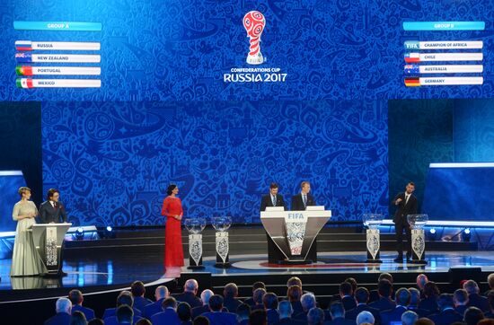 Official draw ceremony of FIFA Confederations Cup Russia 2017