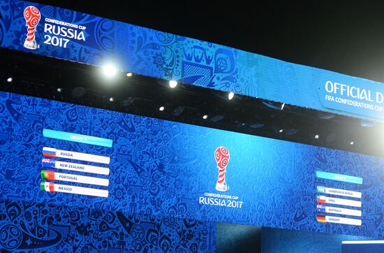 Official draw ceremony of FIFA Confederations Cup Russia 2017