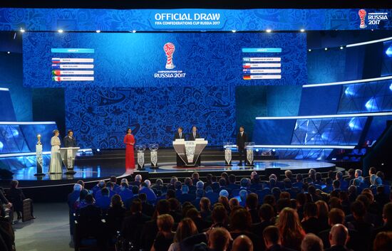 Official draw ceremony of FIFA Confederations Cup Russia 2017