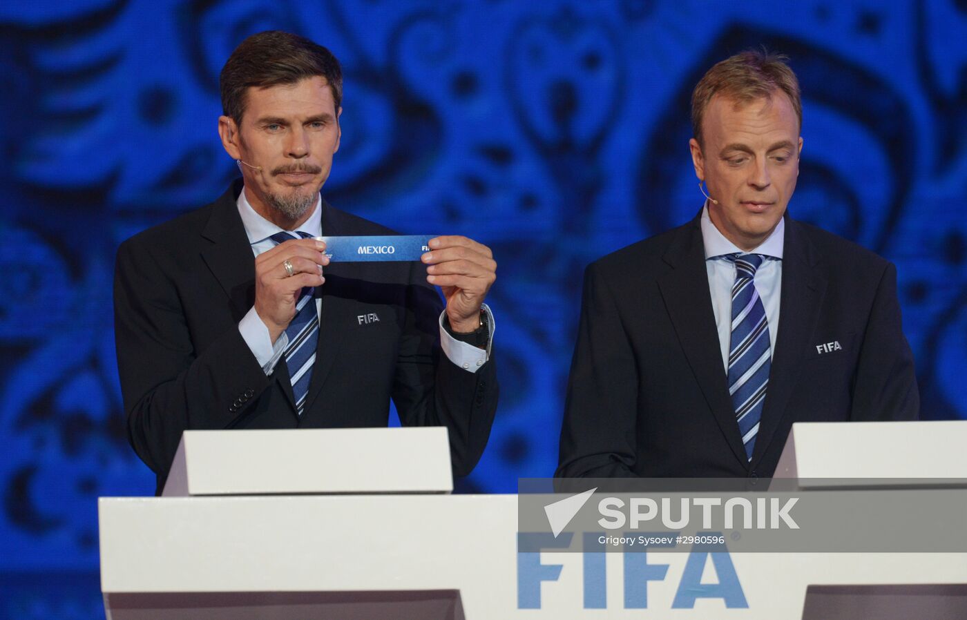 Official draw ceremony of FIFA Confederations Cup Russia 2017