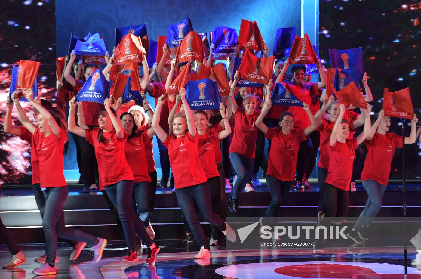 Official draw ceremony of FIFA Confederations Cup Russia 2017