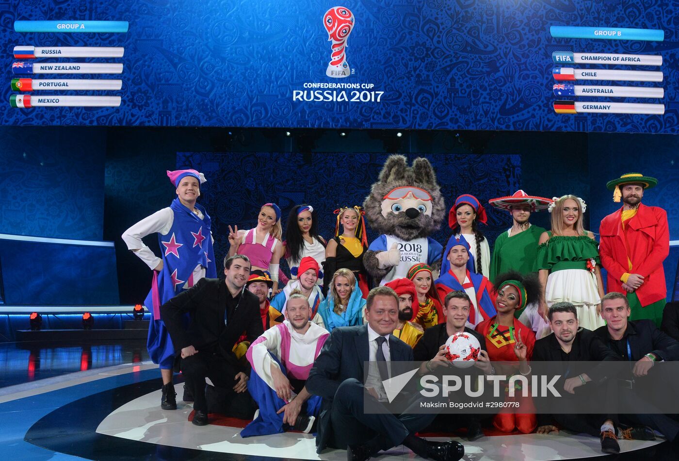 Official draw ceremony of FIFA Confederations Cup Russia 2017