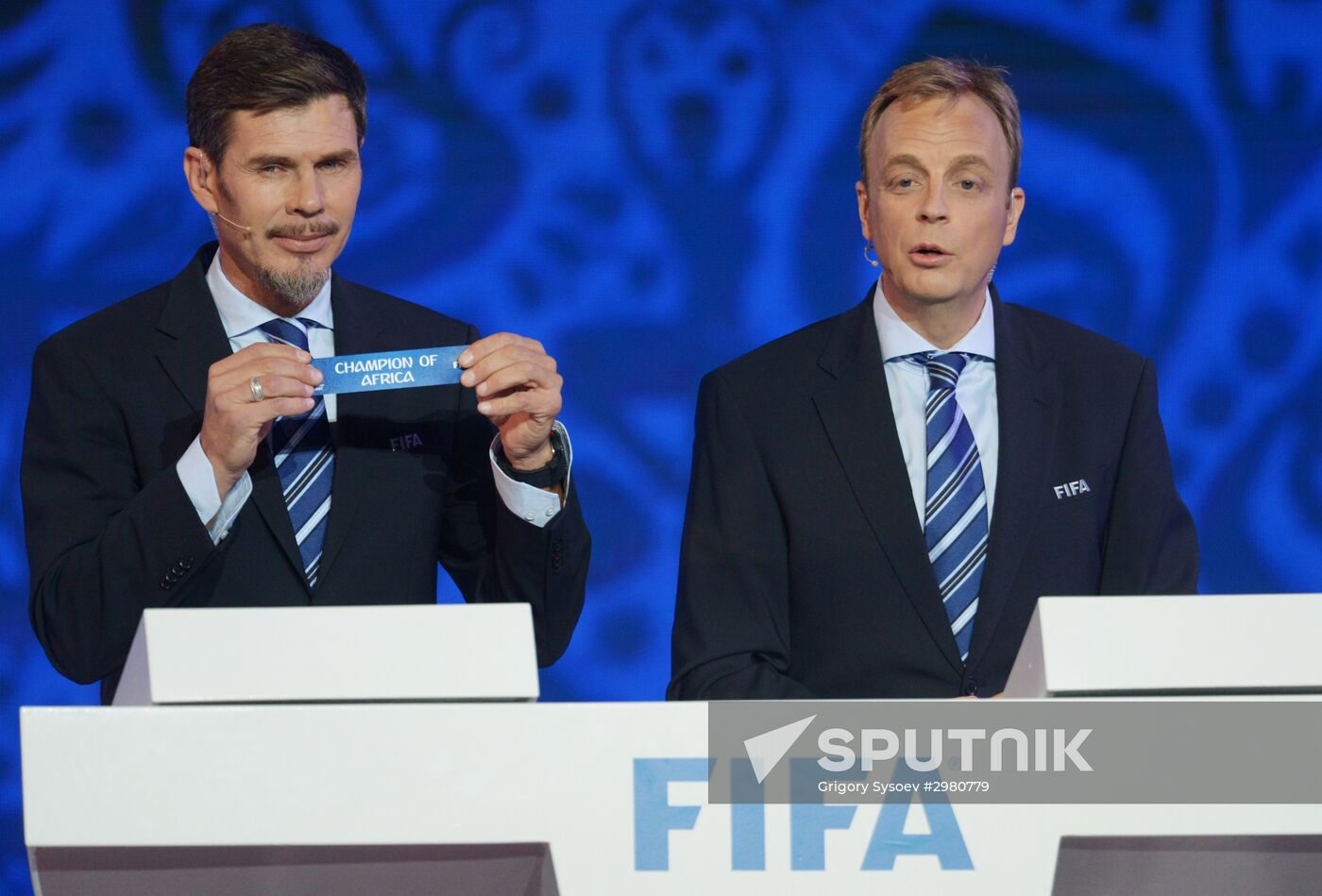 Official draw ceremony of FIFA Confederations Cup Russia 2017