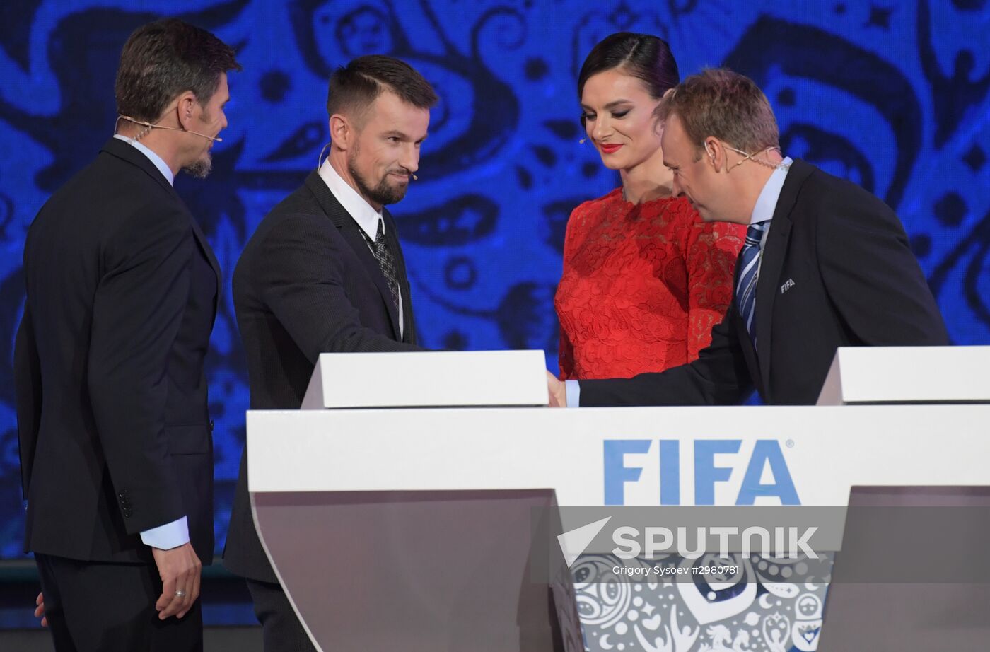 Official draw ceremony of FIFA Confederations Cup Russia 2017