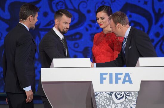 Official draw ceremony of FIFA Confederations Cup Russia 2017