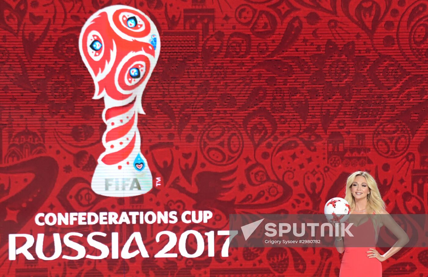 Official draw ceremony of FIFA Confederations Cup Russia 2017