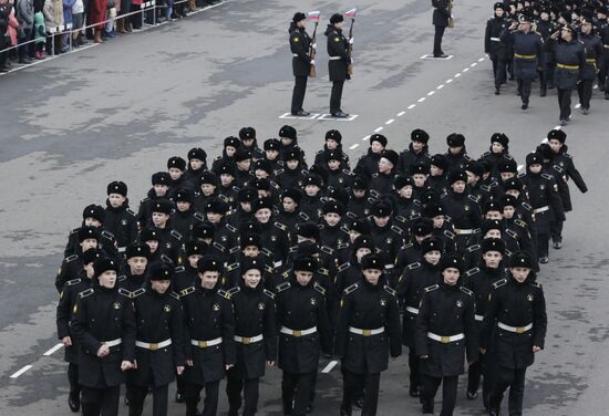 Cadets acceptance ceremony for students of Nakhimov School's Sevastopol subsidiary