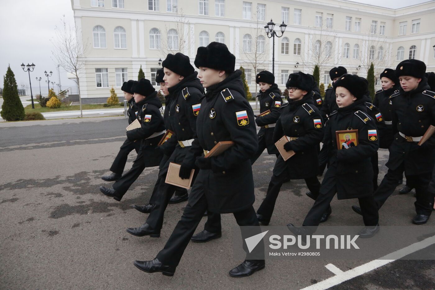 Cadets acceptance ceremony for students of Nakhimov School's Sevastopol subsidiary