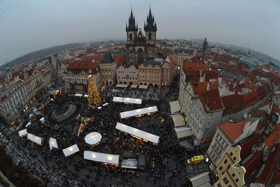 Christmas fairs kick off in Prague