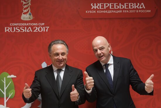 Official draw ceremony of FIFA Confederations Cup Russia 2017