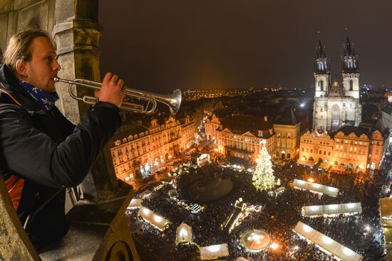 Christmas fairs kick off in Prague