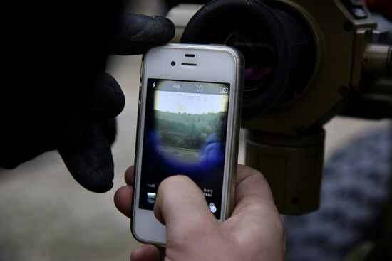Competitions among members of Yunarmiya (Young Army) civic patriotic movement in Crimea
