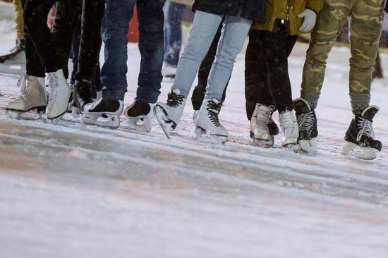 Lyod (Ice) skating rink opened in Sokolniki park
