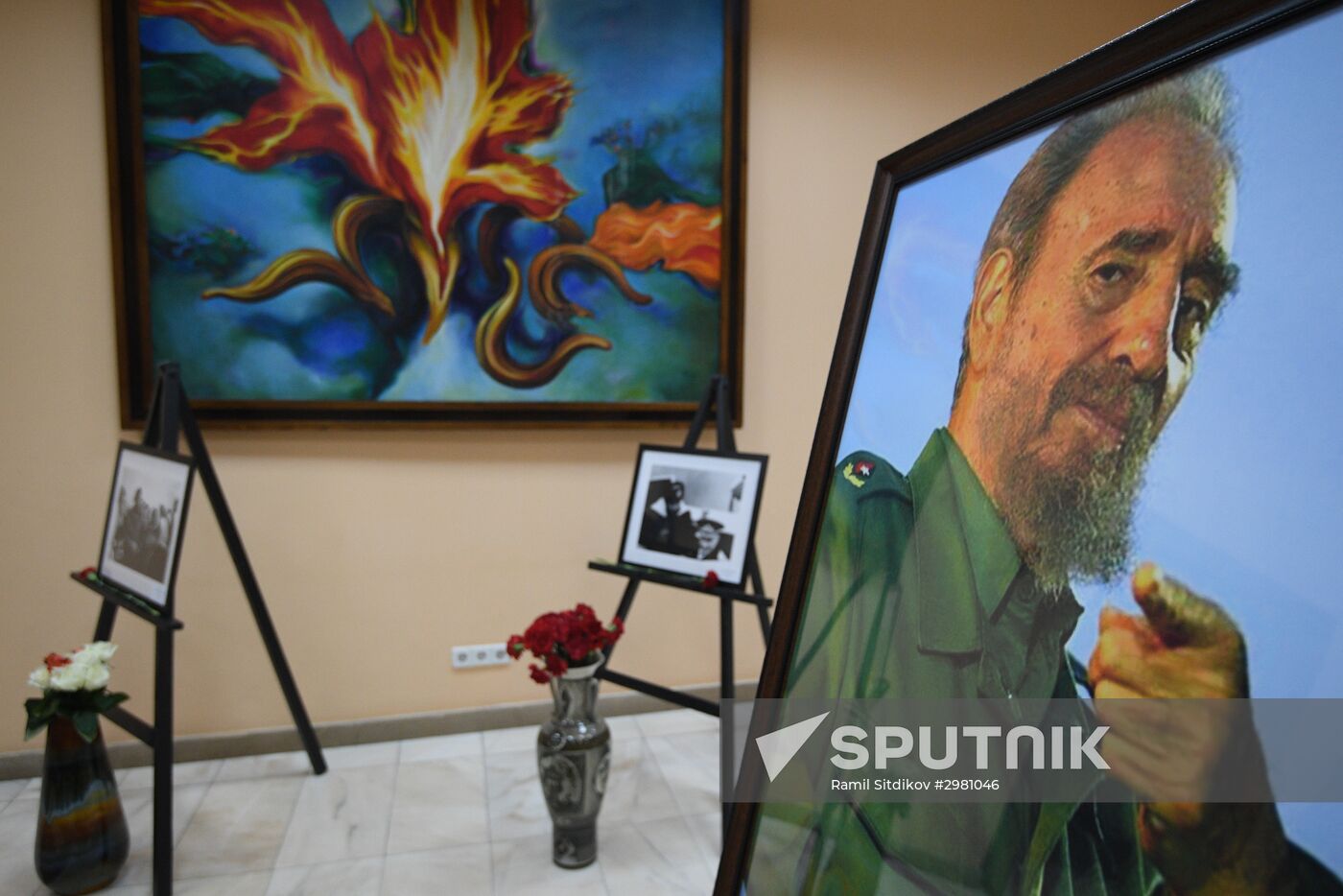 Condolence book opened in Cuban embassy in Moscow