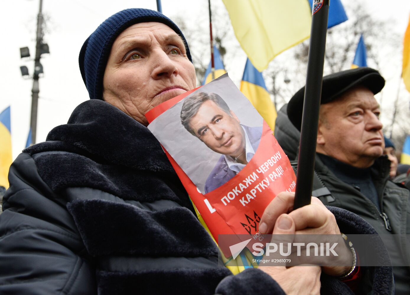 Open Rada protest rally in Kiev