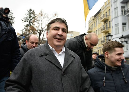 Open Rada protest rally in Kiev