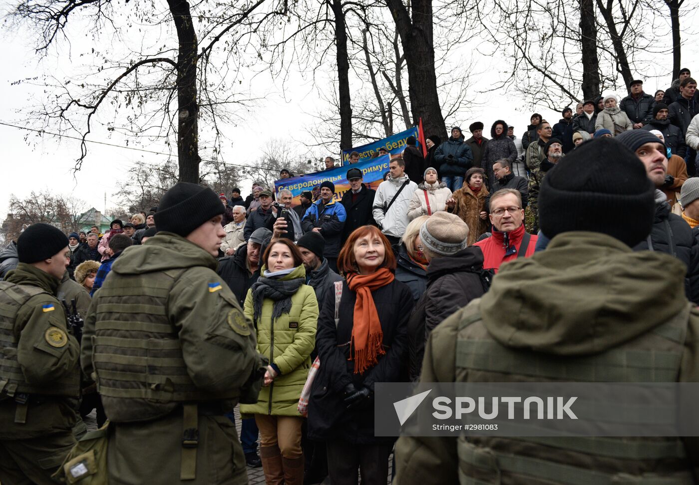 Open Rada protest rally in Kiev