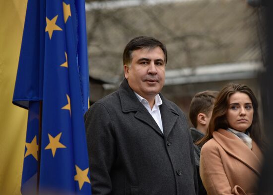 Open Rada protest rally in Kiev