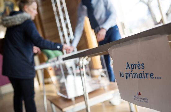 France's Republican party holds 2nd round run-off for presidential candidate