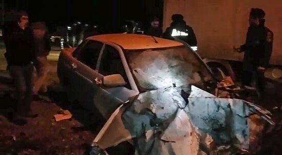 Accident on Kavkaz Federal Highway in Chechnya