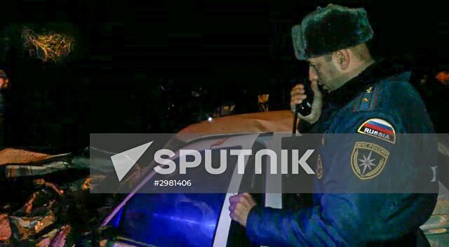 Accident on Kavkaz Federal Highway in Chechnya