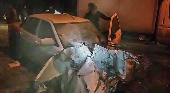 Accident on Kavkaz Federal Highway in Chechnya