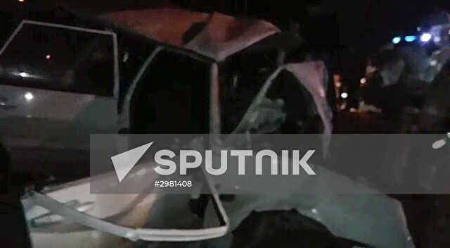 Accident on Kavkaz Federal Highway in Chechnya