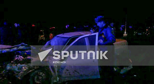 Accident on Kavkaz Federal Highway in Chechnya