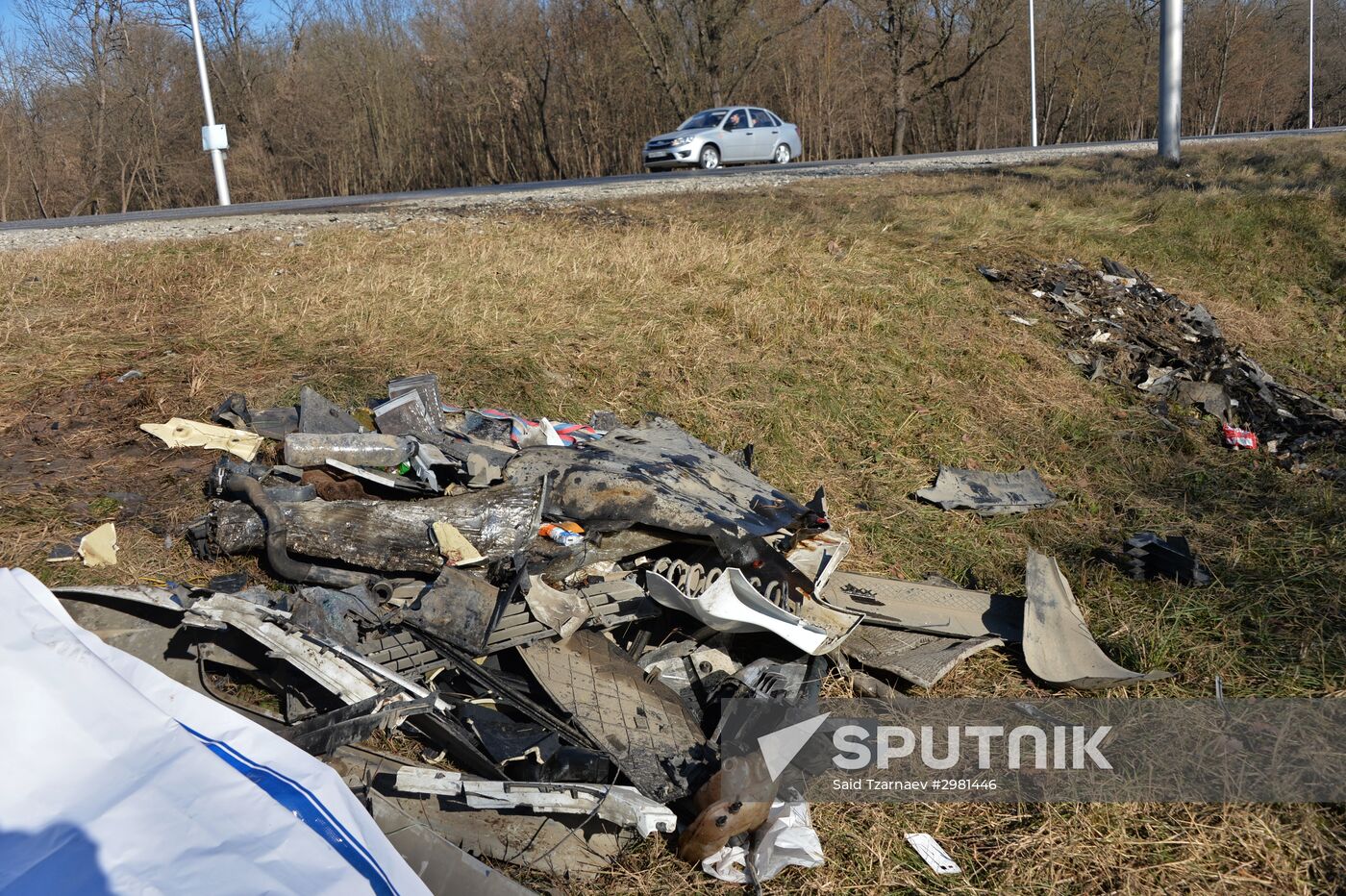 Accident on Kavkaz Federal Highway in Chechnya