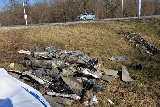 Accident on Kavkaz Federal Highway in Chechnya
