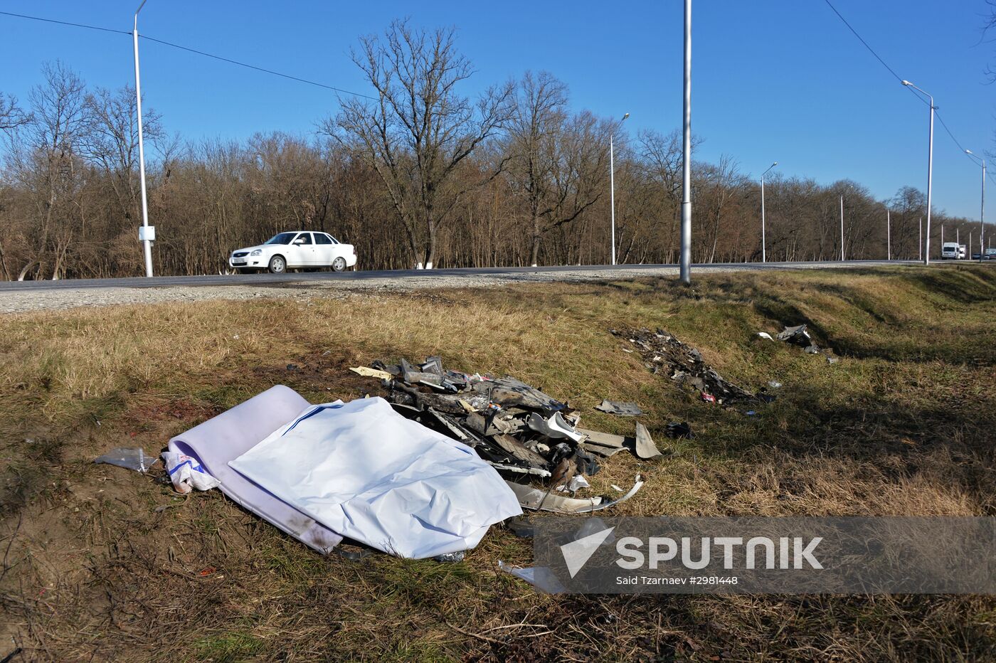 Accident on Kavkaz Federal Highway in Chechnya