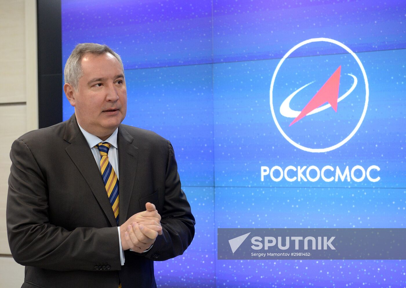 Russian Deputy Prime Minister Dmitry Rogozin awards winners of space technology competition
