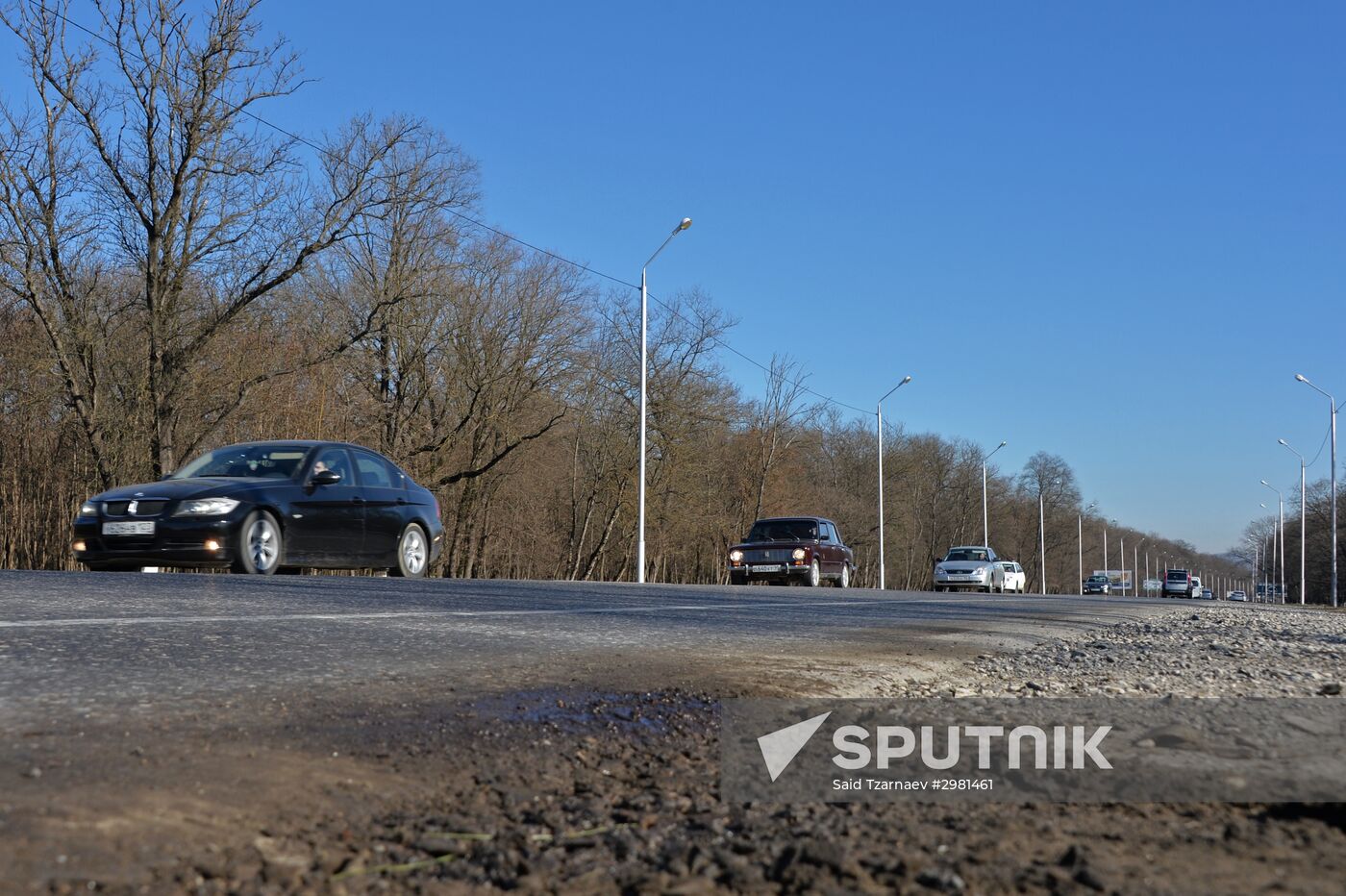 Accident on Kavkaz Federal Highway in Chechnya