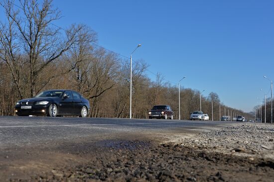 Accident on Kavkaz Federal Highway in Chechnya