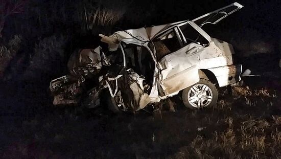 Accident on Kavkaz Federal Highway in Chechnya