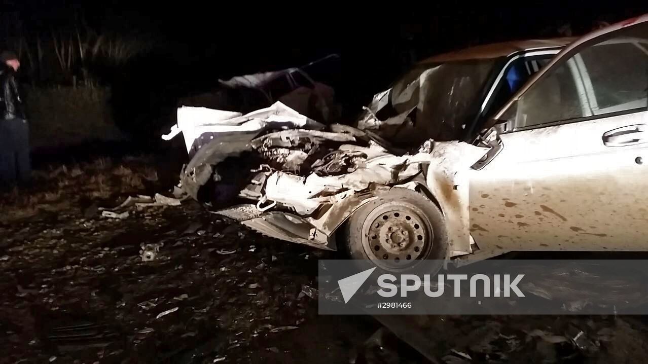 Accident on Kavkaz Federal Highway in Chechnya