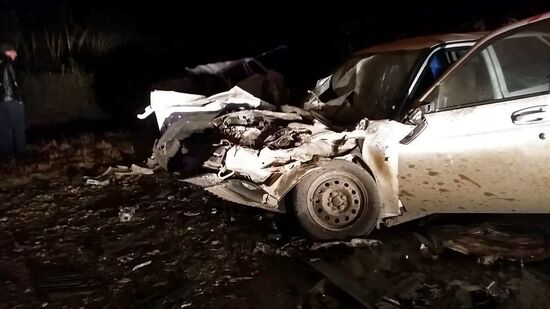 Accident on Kavkaz Federal Highway in Chechnya