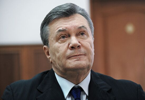 Viktor Yanukovych testifies via video link during trial into February 2014 unrest in Kiev