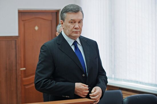 Viktor Yanukovych testifies via video link during trial into February 2014 unrest in Kiev