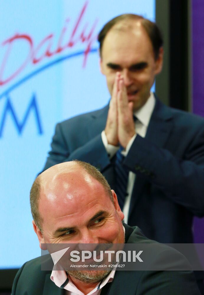 Press conference on development of mobile communications networks in Moscow and Moscow region in 2016