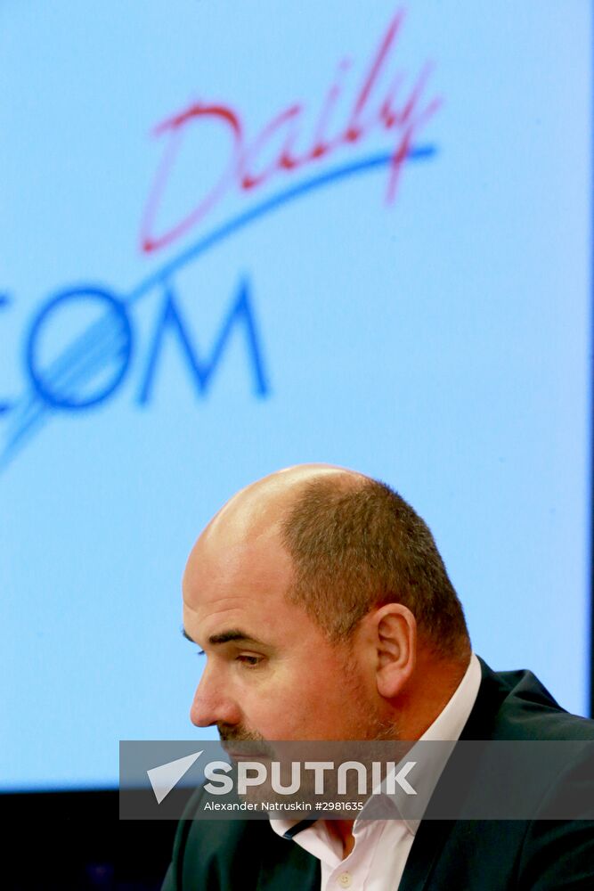 Press conference on development of mobile communications networks in Moscow and Moscow region in 2016
