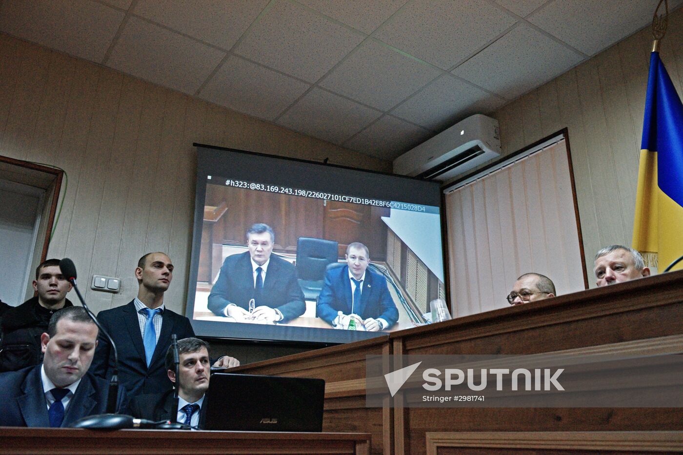Viktor Yanukovych testifies via video link during trial into February 2014 unrest in Kiev