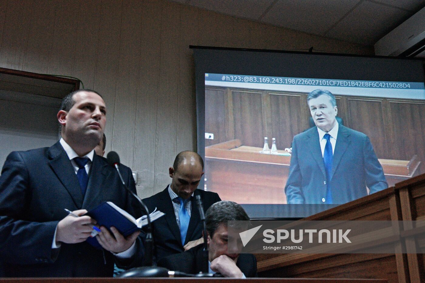 Viktor Yanukovych testifies via video link during trial into February 2014 unrest in Kiev