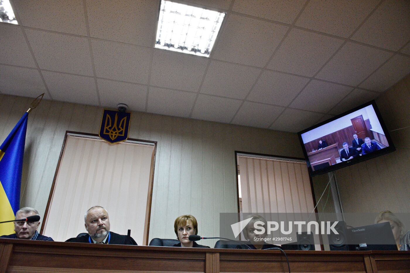 Viktor Yanukovych testifies via video link during trial into February 2014 unrest in Kiev