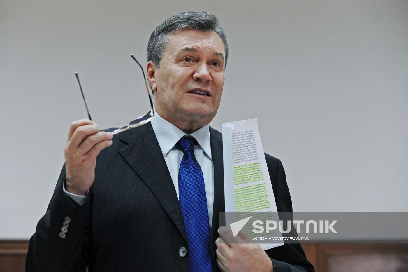 Viktor Yanukovych testifies via video link during trial into February 2014 unrest in Kiev