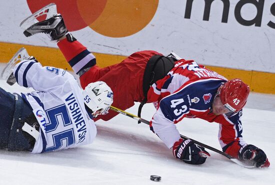 Ice hockey. KHL. CSKA vs. Dynamo Moscow