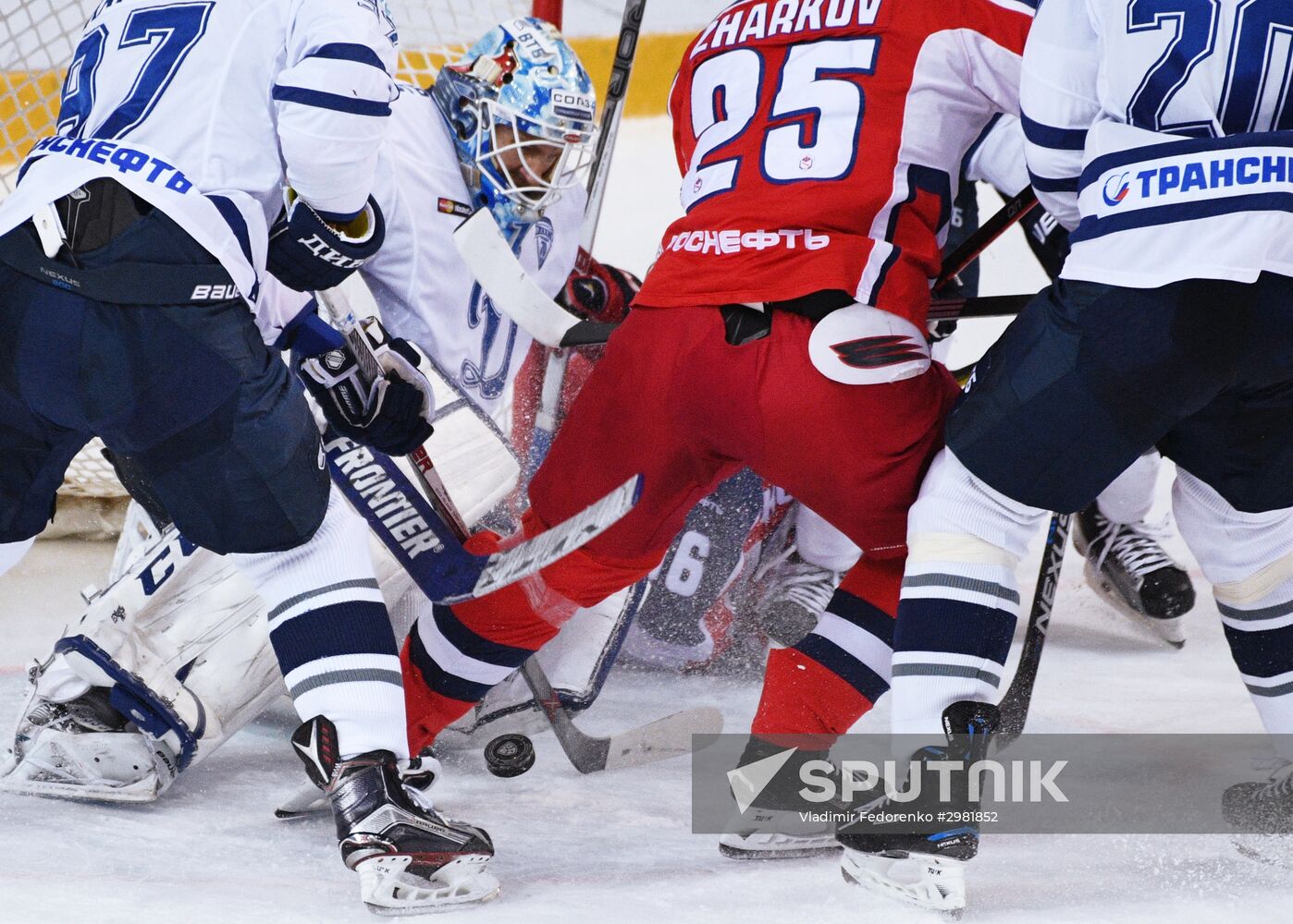 Ice hockey. KHL. CSKA vs. Dynamo Moscow