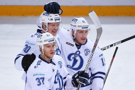 Ice hockey. KHL. CSKA vs. Dynamo Moscow
