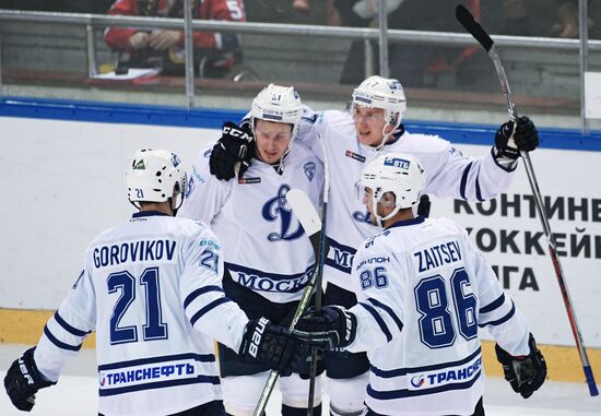 Ice hockey. KHL. CSKA vs. Dynamo Moscow